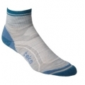 Socks - TEKO Merino Womens MINICREW - 3322 Grey Stripe